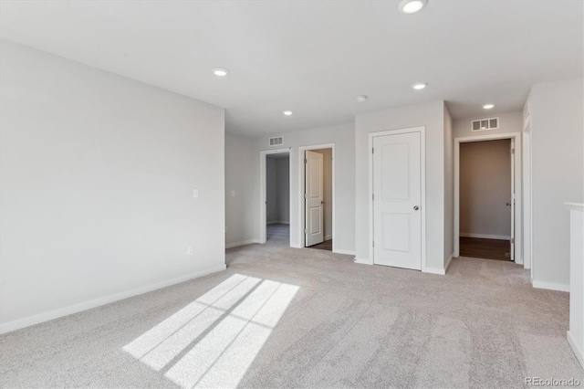 interior space with light carpet