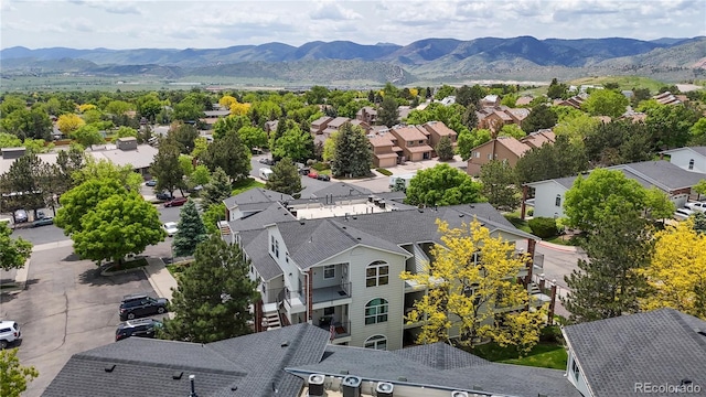 1670 S Deframe St Unit C2, Lakewood, CO 80228 - aerial perspective of suburban area featuring a mountain backdrop