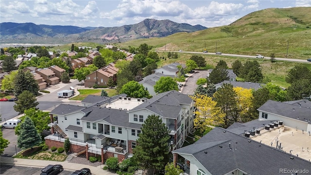 1670 S Deframe St Unit C2, Lakewood, CO 80228 - aerial view of residential area featuring a mountain backdrop