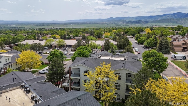 1670 S Deframe St Unit C2, Lakewood, CO 80228 - aerial view of residential area with a mountainous background