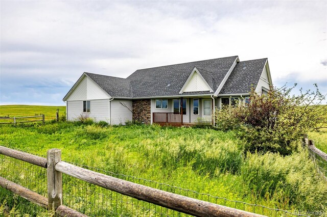 27190 Private Road 139, Agate, CO 80101 - view of front of property featuring roof with shingles and covered porch