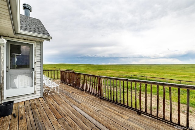 27190 Private Road 139, Agate, CO 80101 - wooden terrace featuring a view of countryside