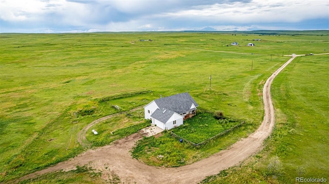 27190 Private Road 139, Agate, CO 80101 - aerial view of sparsely populated area featuring agricultural land