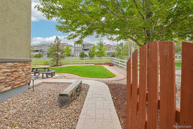 2605 Gray Wolf Loop, Broomfield, CO 80023 - view of yard with a residential view and a patio