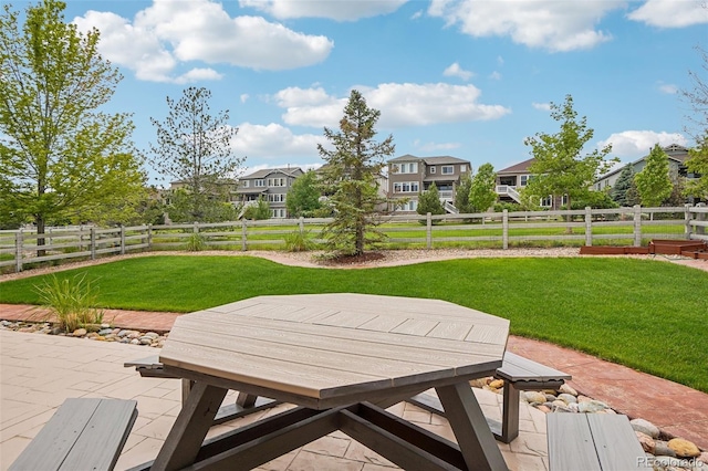 2605 Gray Wolf Loop, Broomfield, CO 80023 - view of patio / terrace with a residential view