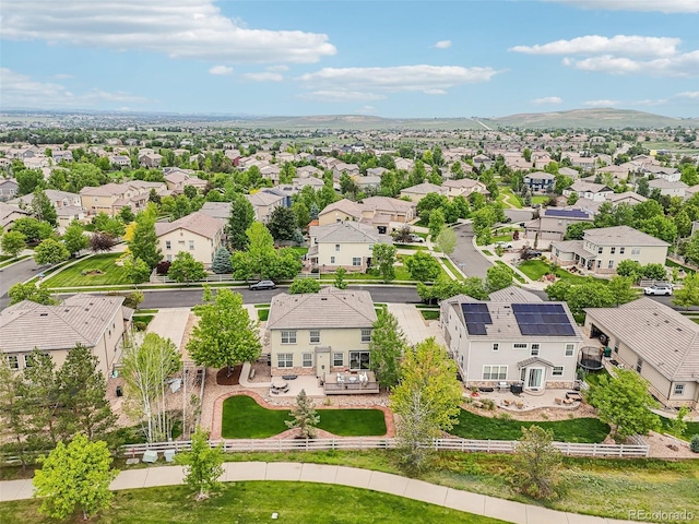 2605 Gray Wolf Loop, Broomfield, CO 80023 - aerial perspective of suburban area featuring a mountainous background