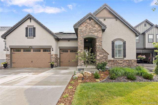 3147 S Quaker St, Morrison, CO 80465 - craftsman-style house featuring stone siding and stucco siding