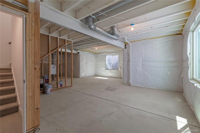 6129 Zebulon Pl, Timnath, CO 80547 - basement with stairs and plenty of natural light