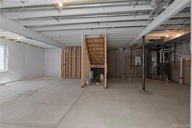 6129 Zebulon Pl, Timnath, CO 80547 - unfinished basement with heating unit