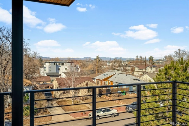2926 S Cherokee St, Englewood, CO 80110 - balcony featuring a residential view and a mountain view