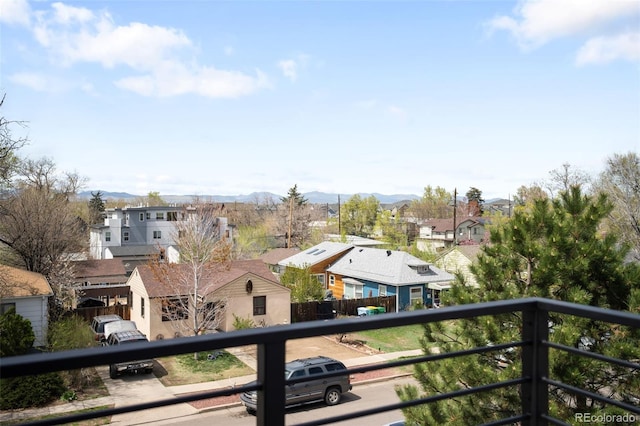 2926 S Cherokee St, Englewood, CO 80110 - balcony featuring a residential view and a mountain view