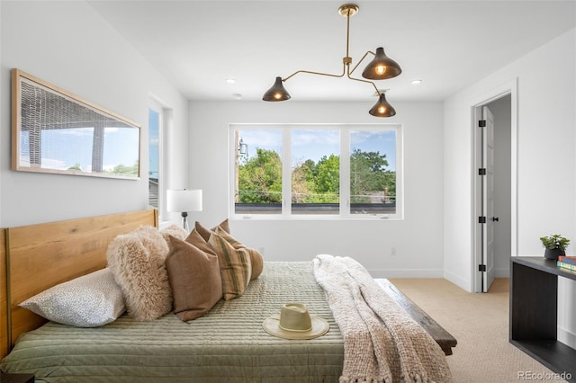 2926 S Cherokee St, Englewood, CO 80110 - bedroom with light colored carpet and baseboards