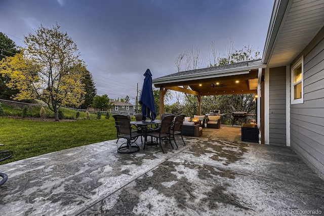 1100 E Harvey St, Castle Rock, CO 80108 - view of patio with an outdoor living space