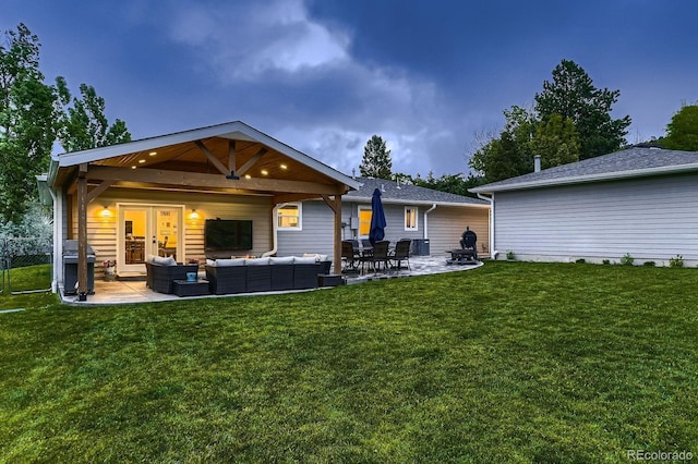 1100 E Harvey St, Castle Rock, CO 80108 - back of house featuring outdoor lounge area and a patio area