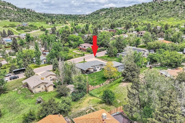 1100 E Harvey St, Castle Rock, CO 80108 - aerial perspective of suburban area