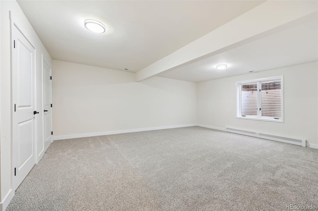3533 Saguaro Cir, Colorado Springs, CO 80925 - spare room with a baseboard heating unit and carpet floors