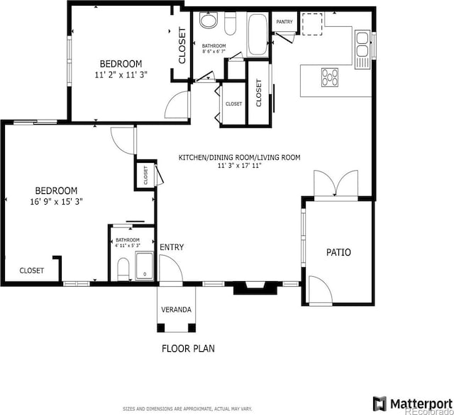 6213 Willow Ln, Boulder, CO 80301 - view of room layout