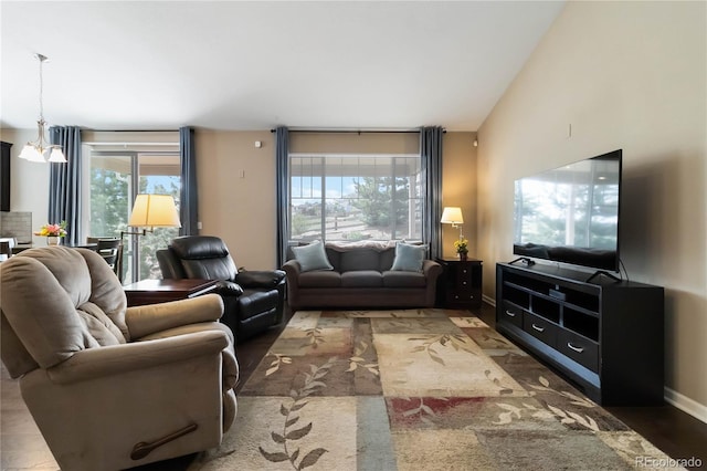 2724 Rising Moon Way, Castle Rock, CO 80109 - living room featuring baseboards