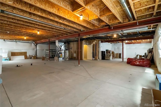 2724 Rising Moon Way, Castle Rock, CO 80109 - unfinished below grade area featuring water heater