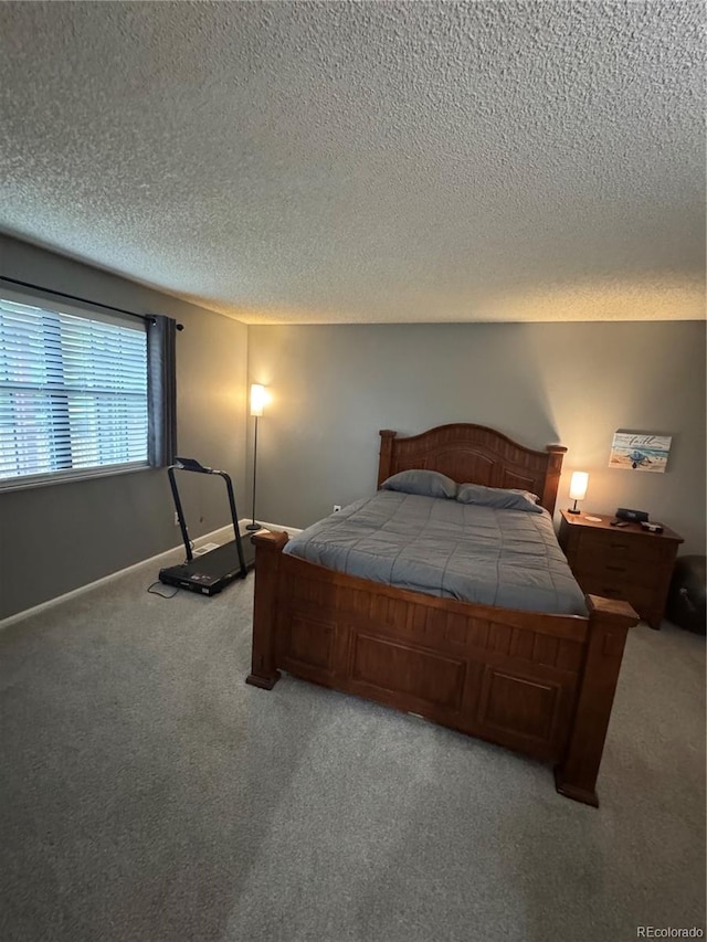 7020 W Portland Ave, Littleton, CO 80128 - bedroom with light colored carpet and a textured ceiling