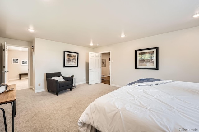 14505 W 52nd Ave, Arvada, CO 80002 - bedroom featuring carpet floors, baseboards, and recessed lighting