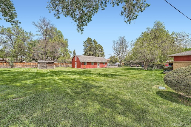 14505 W 52nd Ave, Arvada, CO 80002 - view of yard with a barn and an outbuilding