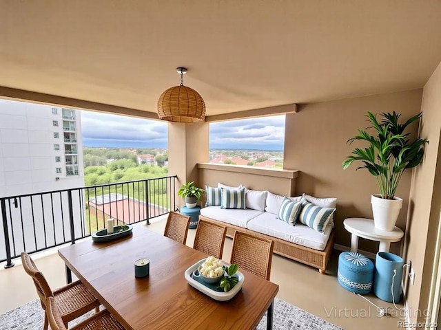 300 W 11th Ave Unit 10D, Denver, CO 80204 - balcony featuring outdoor lounge area and outdoor dining space