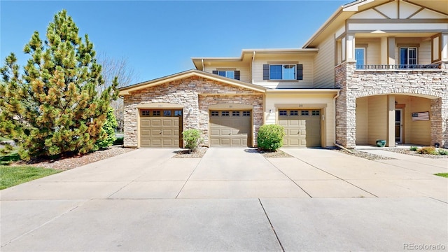 11374 Xavier Dr Unit 202, Westminster, CO 80031 - view of front facade with stone siding and driveway