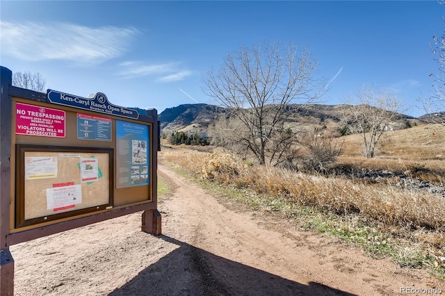 10369 E Red Mtn, Littleton, CO 80127 - view of street with a mountain view