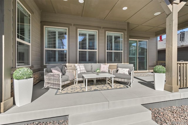 21972 E Allenspark Dr, Aurora, CO 80016 - view of patio featuring an outdoor living space