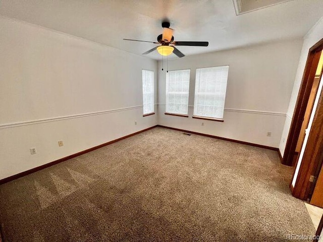 1115 W Swallow Rd Unit 20, Fort Collins, CO 80526 - unfurnished room featuring light colored carpet and a ceiling fan