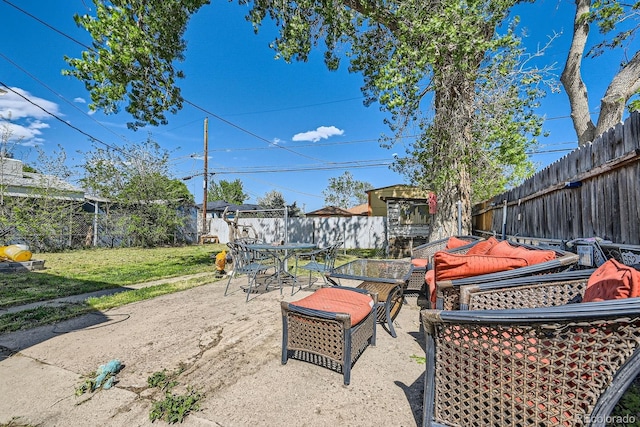 5424 Saulsbury Ct, Arvada, CO 80002 - view of patio with outdoor dining area