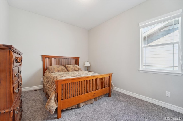 bedroom with carpet flooring