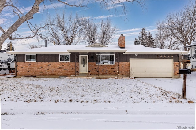 ranch-style house with a garage