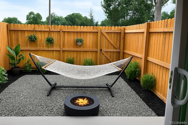 2218 Coronado Pkwy N Unit B, Denver, CO 80229 - view of patio with a gate