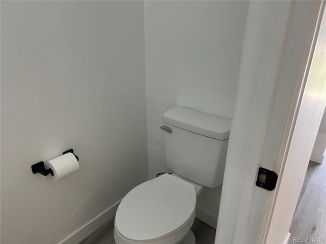 2218 Coronado Pkwy N Unit B, Denver, CO 80229 - bathroom with toilet and wood finished floors