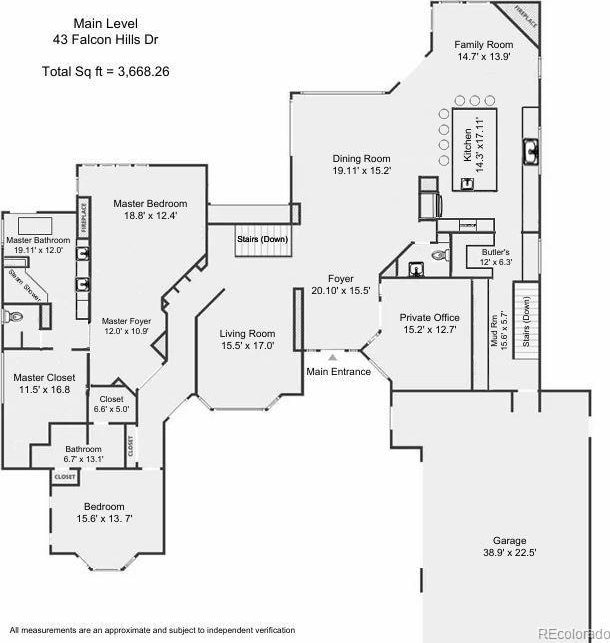 43 Falcon Hills Dr, Highlands Ranch, CO 80126 - view of layout