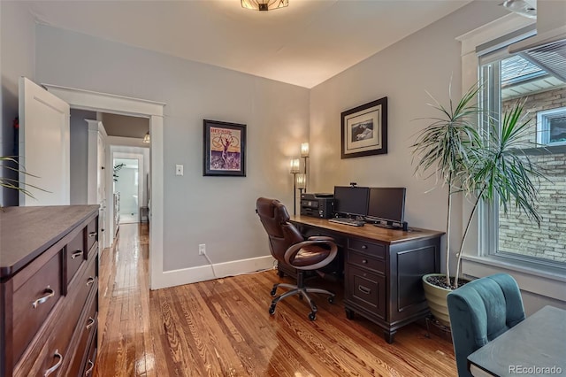 3259 Lowell Blvd, Denver, CO 80211 - office space with light wood-style flooring and baseboards