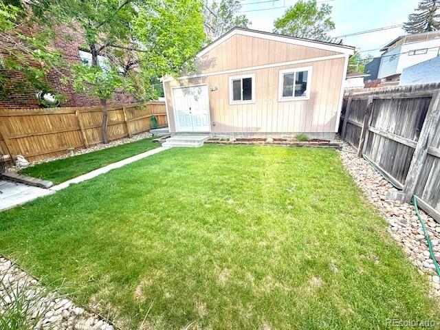 3259 Lowell Blvd, Denver, CO 80211 - view of outbuilding with a fenced backyard
