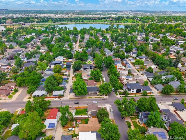 4414 Wolff St, Denver, CO 80212 - aerial perspective of suburban area with a large body of water