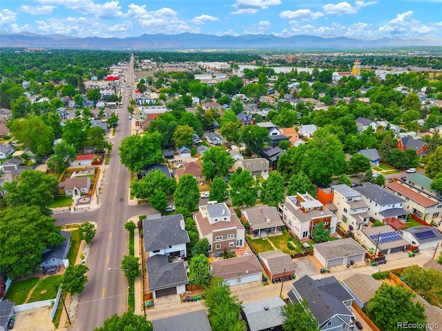 4414 Wolff St, Denver, CO 80212 - aerial perspective of suburban area with a mountain backdrop