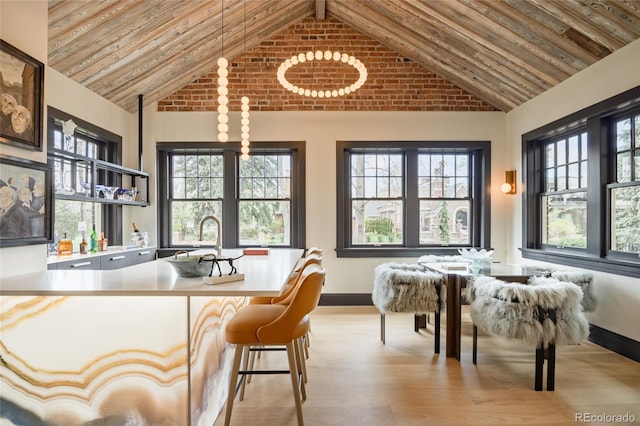 sunroom with plenty of natural light