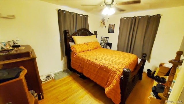 7620 Hooker St, Westminster, CO 80030 - bedroom with wood finished floors and a ceiling fan