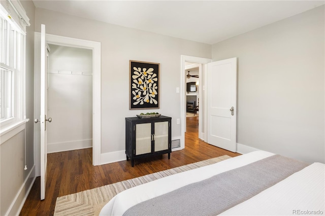 3743 N Yates St, Denver, CO 80212 - bedroom featuring wood finished floors and a closet