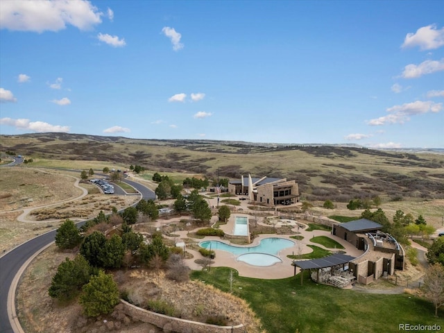 10553 Fairhurst Way, Highlands Ranch, CO 80126 - bird's eye view of a pool