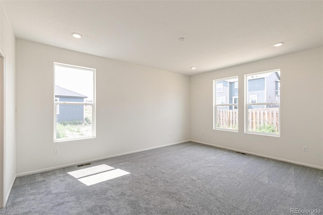 13322 E 110th Way, Commerce City, CO 80022 - spare room featuring carpet flooring and recessed lighting