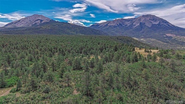 view of mountain feature