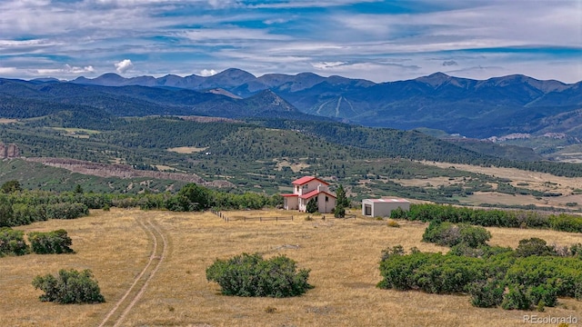 view of mountain feature