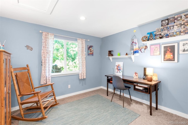 12175 Birch St, Thornton, CO 80241 - carpeted office space featuring baseboards and recessed lighting