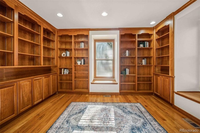 7506 Urban Ct, Arvada, CO 80005 - unfurnished office with light wood-type flooring and recessed lighting